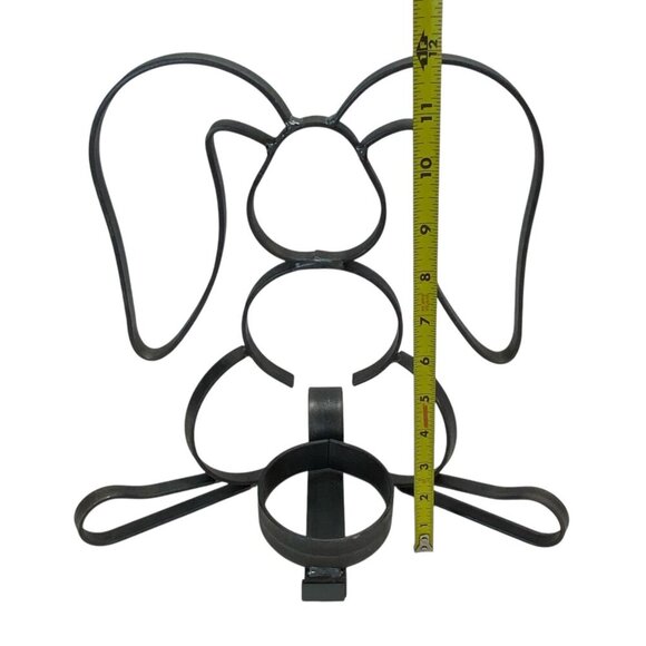 Wrought Iron Metal Bunny Votive Candle Holder Easter Table Centerpiece Decor - Picture 4 of 7